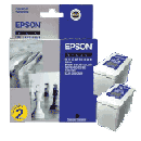 Epson T051 Black Ink Cartridge (Twin Pack)